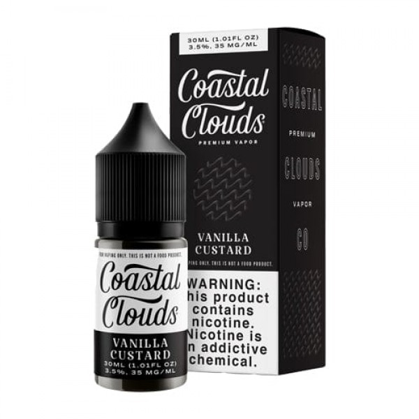 Coastal Clouds Vanilla Custard 30ml Nic Salt Vape Juice