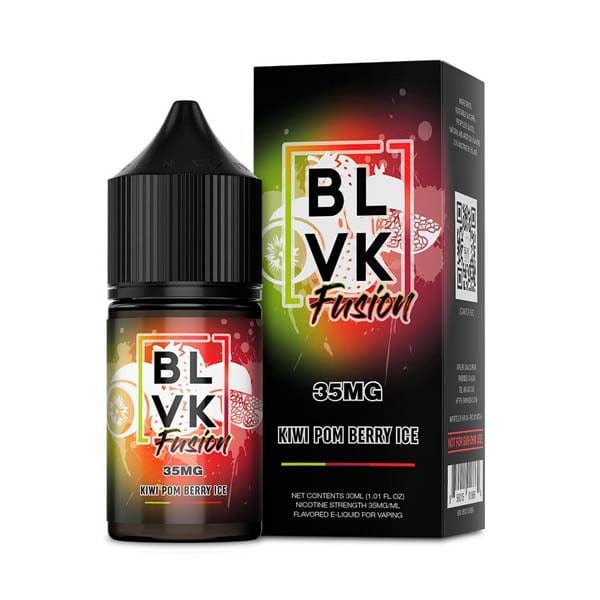 BLVK Fusion Salts Kiwi Pom Berry Ice 30ml Nic Salt Vape Juice