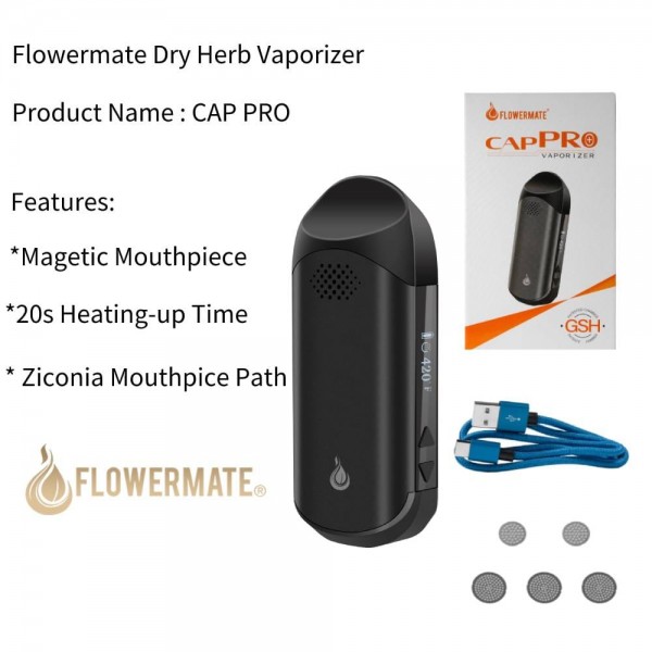 Flowermate Cap Pro Dry Herb Vaporizer