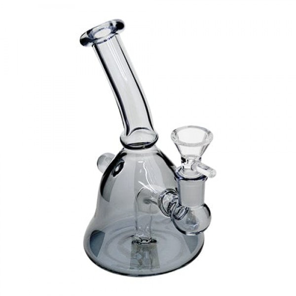 6" Glass Bong w/ Smoke Color