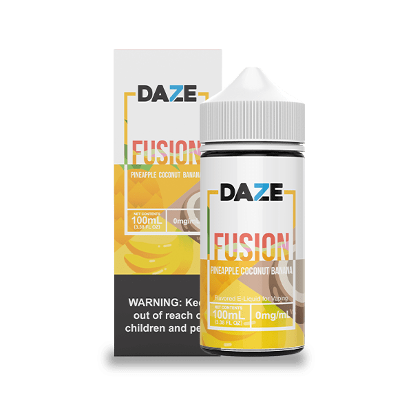 7 Daze Fusion Pineapple Coconut Banana 100ml Vape Juice